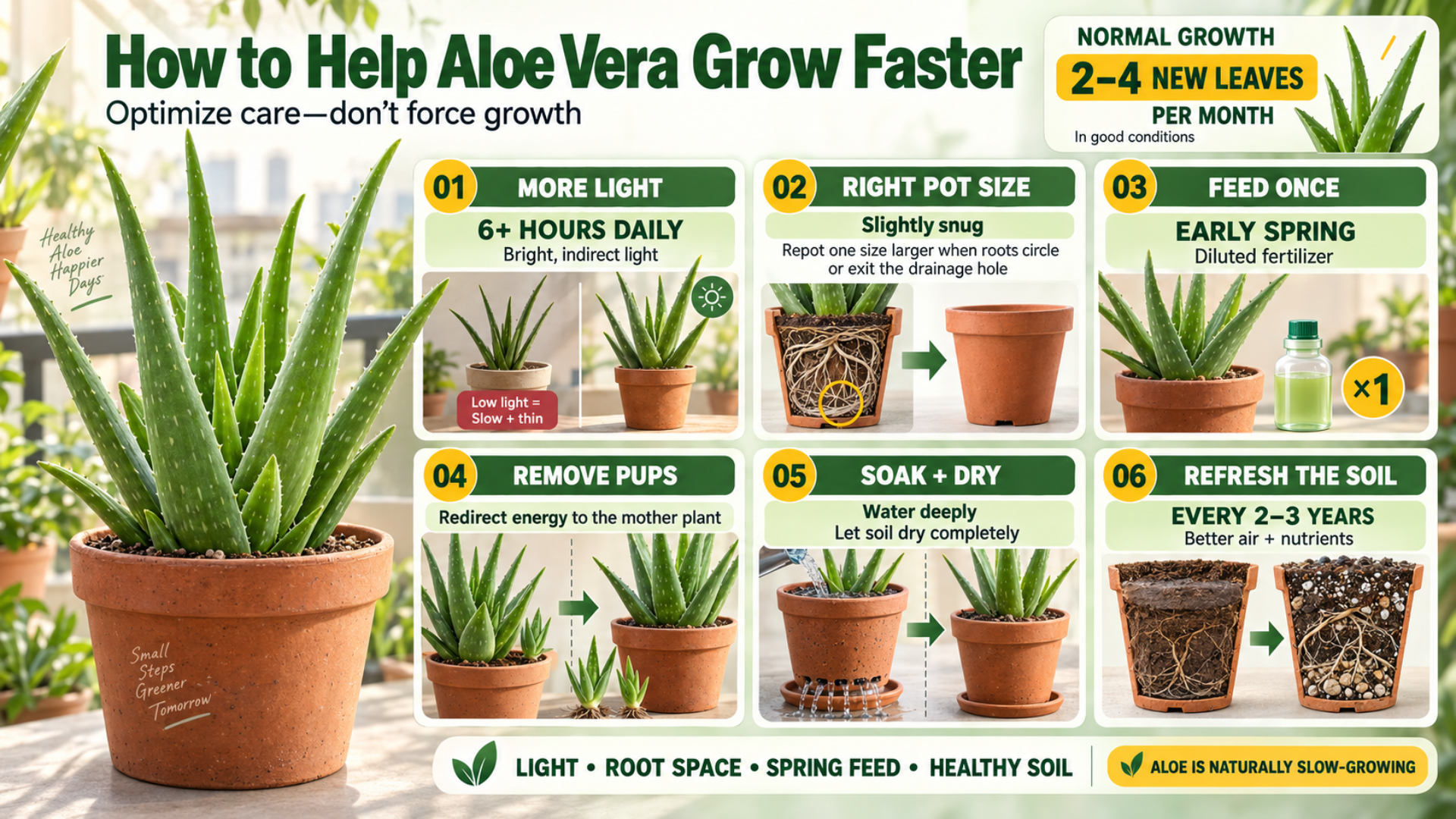 How to Make Your Aloe Vera Plant Grow Faster